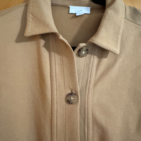 Jill Women's Knit Barn Coat (Camel - Mustard Yellow) Small - Picture 5 of 7